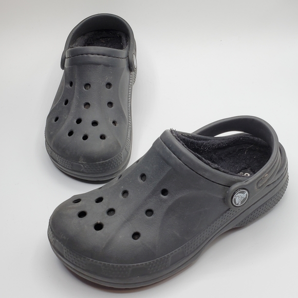 CROCS lined slipon clogs size 12/ 13 - Picture 9 of 13